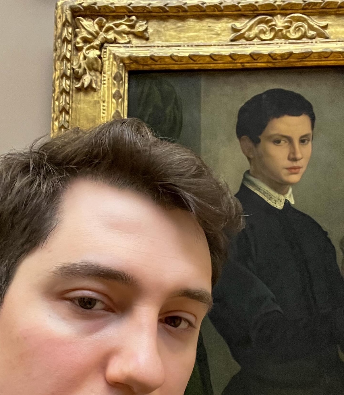 Furkan Enes Apaydın at the Louvre
